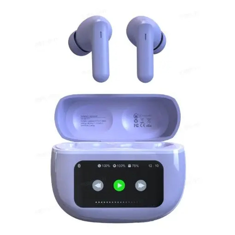 Bluetooth Earbuds, Wireless Earbuds with Smart Touchscreen Charging Case, Bluetooth 6.0, ANC & Transparency Mode, ENC Clear Calls, 40H Playback, IPX7 Waterproof Stereo Earphones for Iphone Android Sports Work, T27