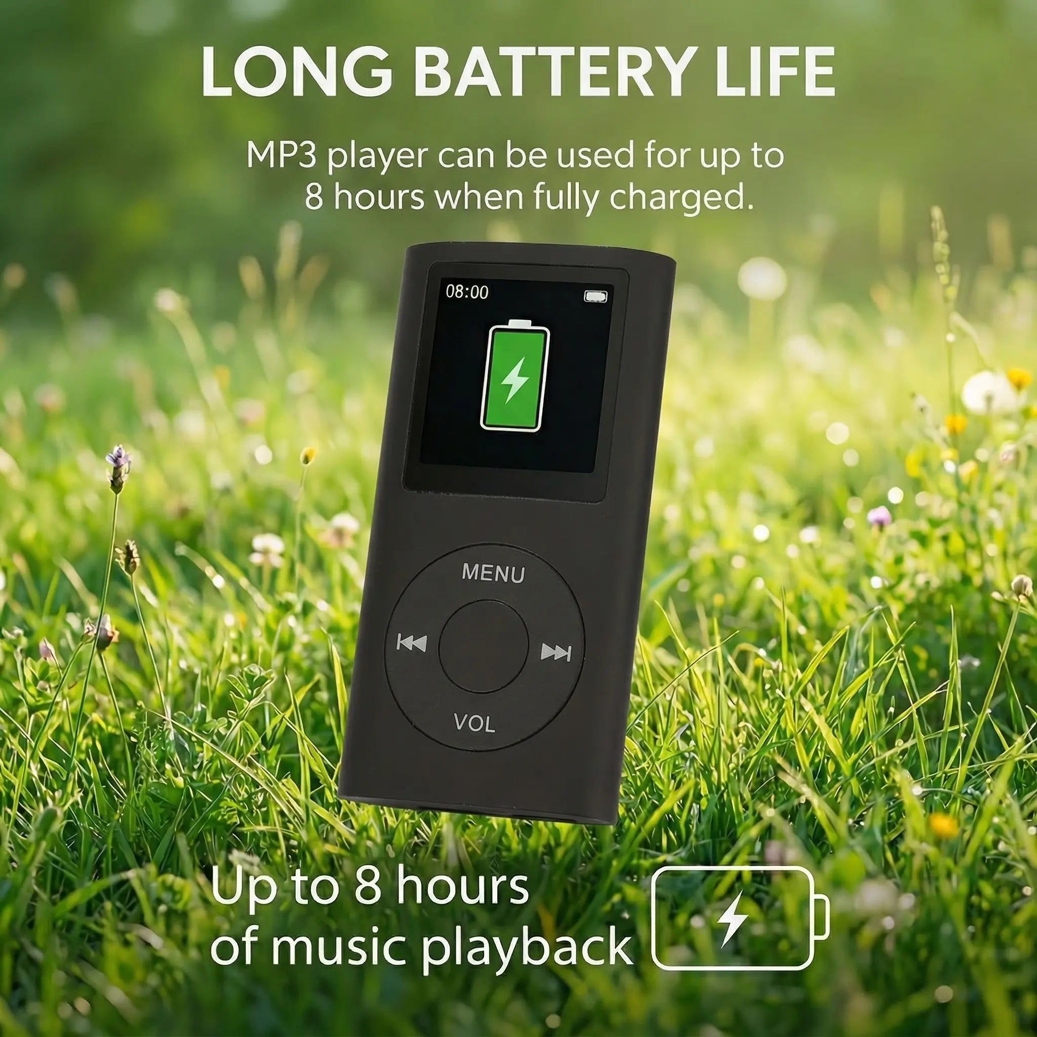 Portable MP3/MP4 Lossless Music Player with LCD Screen, Suitable for Students—Listening to Music, Reading, Travel, and Offline Use; an Ideal Student Gift. Does Not Include a TF Card.