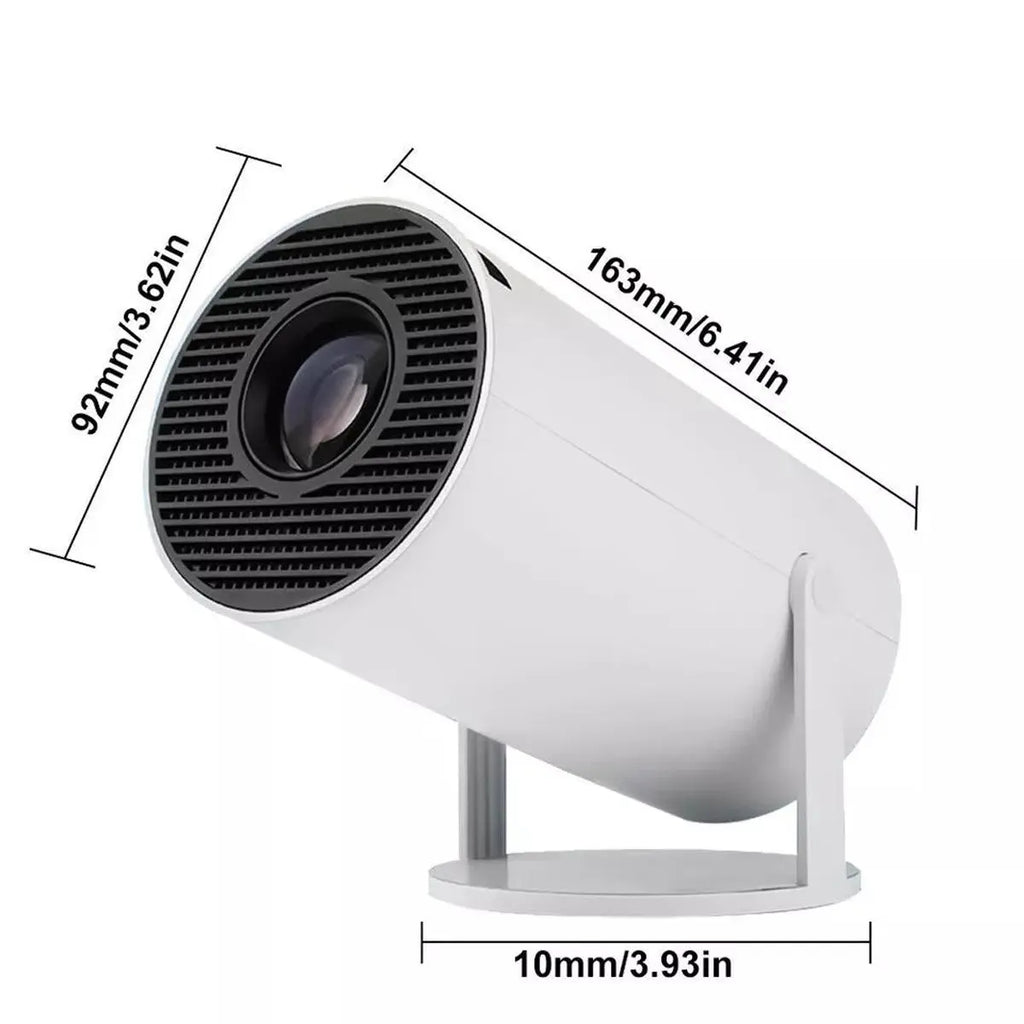 Mini Projector with Bluetooth, 180 Degree Rotation,Portable Projector Built-In Apps ,Support with HDMI/TV Stick/Iphone/Laptop for Bedroom Wall,#Summervibes