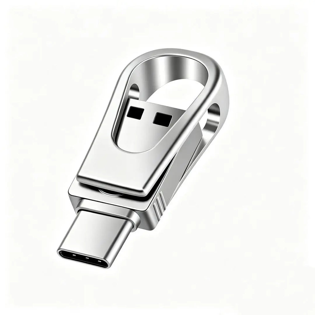 3-In-1 USB Flash Drive, Large Capacity, Dual Interface OTG Type-C, Suitable for Mobile Phones and Computers, Compatible with All Android/ Ios/Harmonyos, Suitable for Students and Office Use, G, Launched in 2026