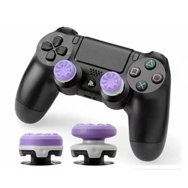 Designed for PS5 and PS4 Controllers. Made of Durable, Anti-Slip Material for Stable Control. Easy to Install without Tools. Protects Original Joysticks from Wear and Tear. Enhances Grip Comfort during Extended Gameplay. Grip Customizes Grip
