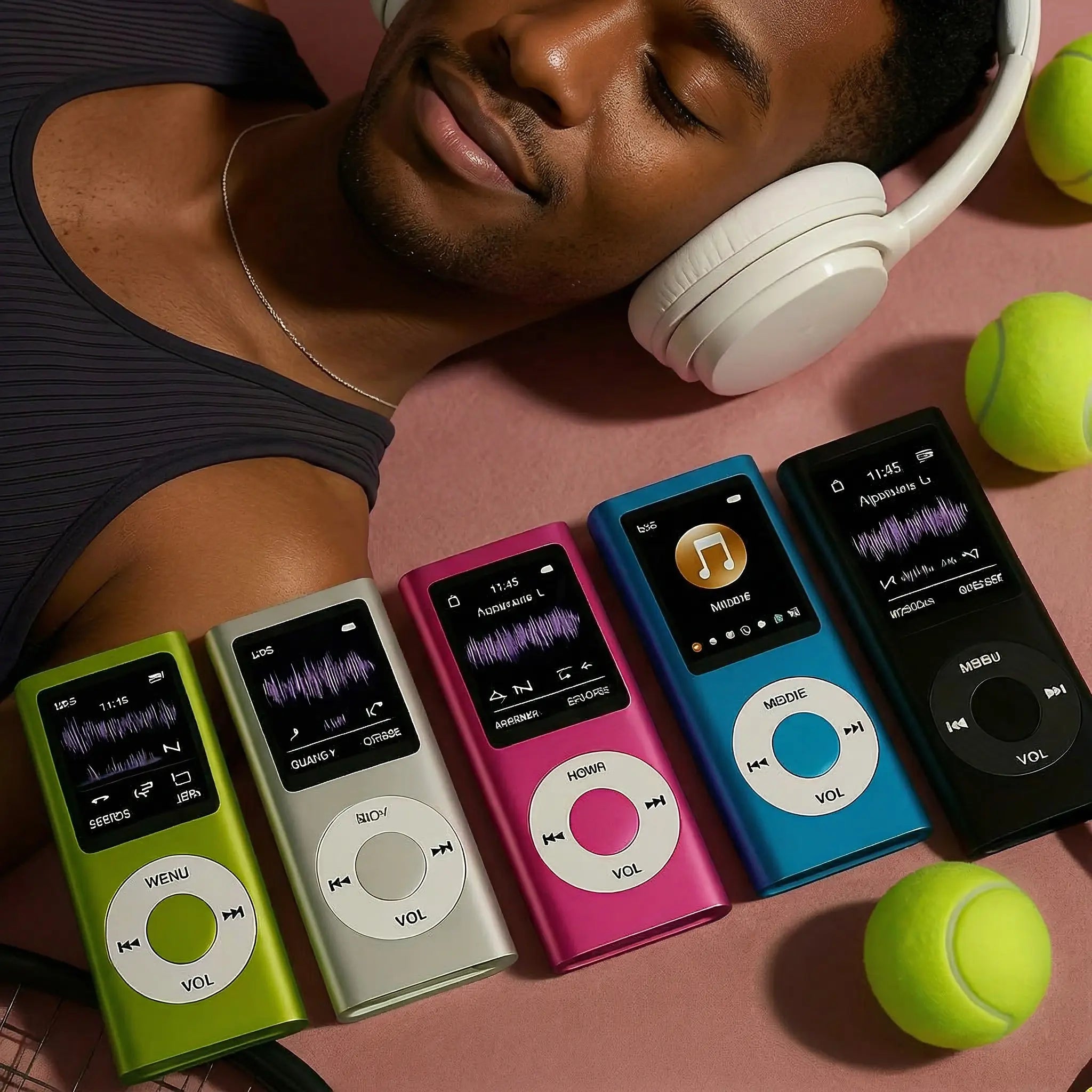 Portable MP3/MP4 Lossless Music Player with LCD Screen, Suitable for Students—Listening to Music, Reading, Travel, and Offline Use; an Ideal Student Gift. Does Not Include a TF Card.