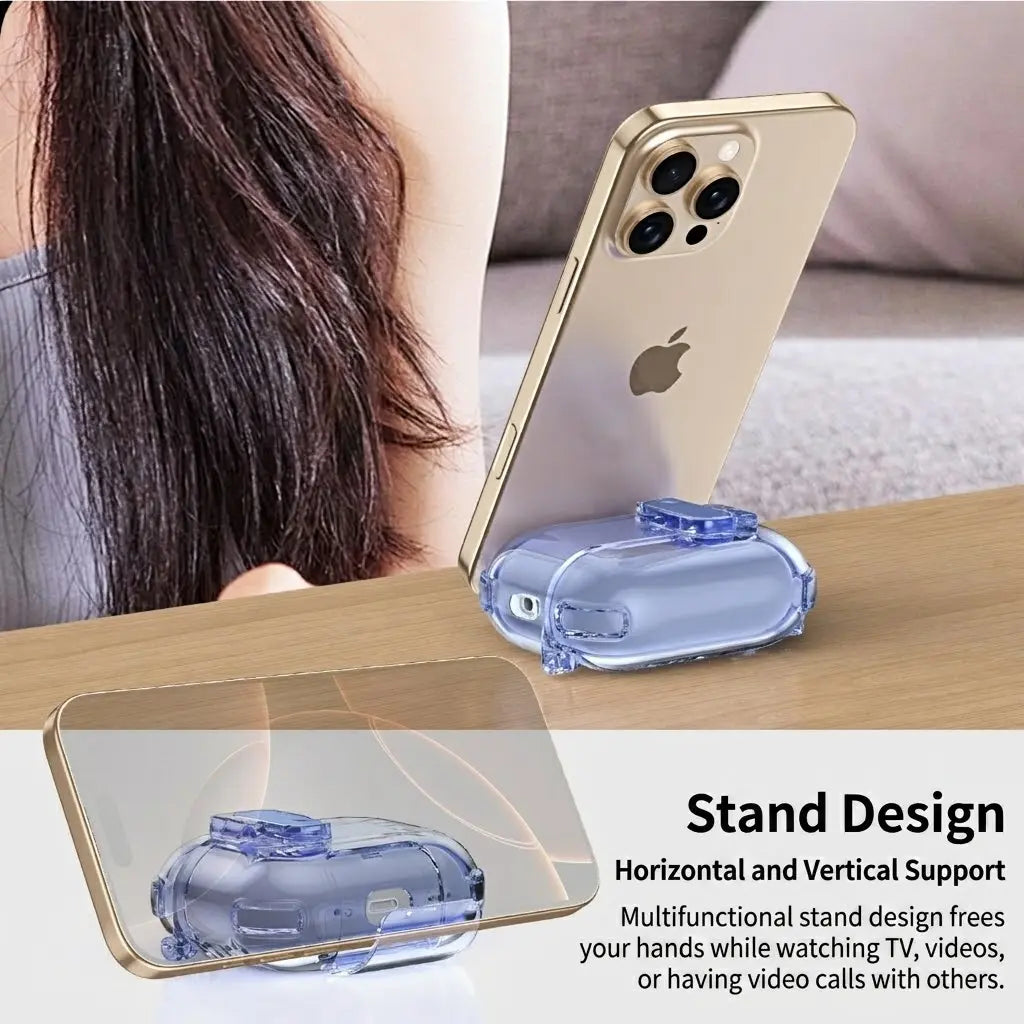 Suitable for Airpods Pro 2 Protective Case, Transparent Pop-Up Cover, Airpods 4Th Generation, Airpods Pro 3 Earphone Protective Case, Anti-Drop, Stylish, Simple