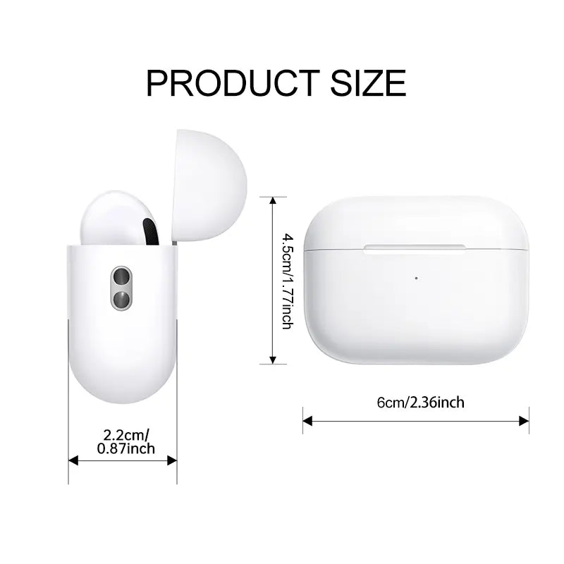 TWS Wireless Bluetooth-Compatible Earphones with Microphone, High Fidelity Stereo Sound, Smart Touch, Low Latency, Long Battery Life, Auto Pairing
