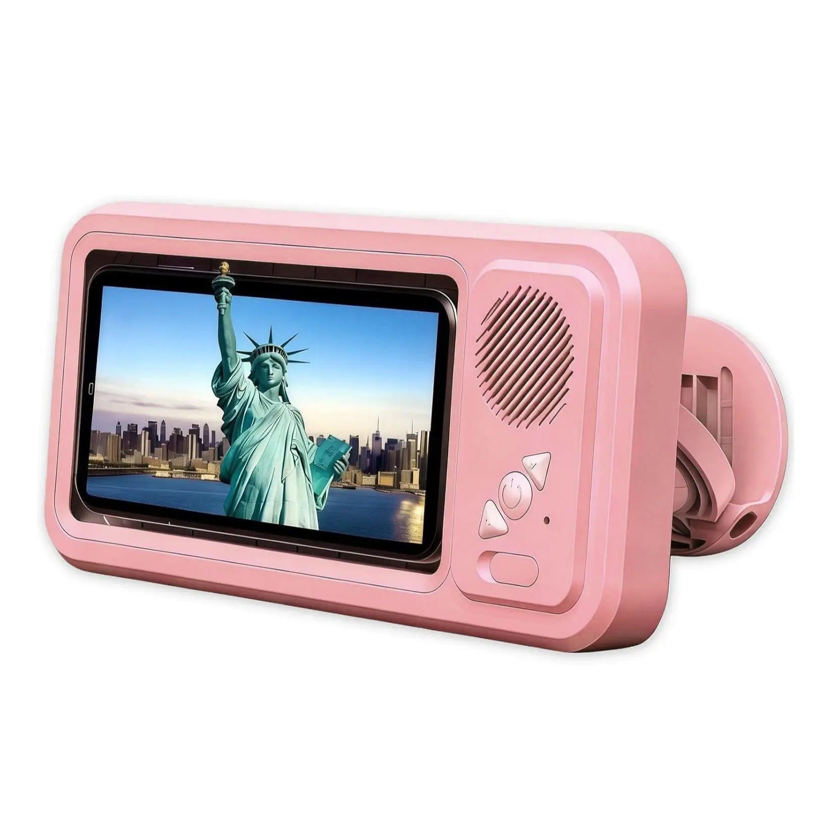 Waterproof Shower Phone Holder with Bluetooth Speaker, 360° Rotating Anti-Fog Touchscreen – Watch Videos, Listen to Music & Take Calls in Shower, Bathroom, Kitchen & Pool Smartphone Accessories Handy
