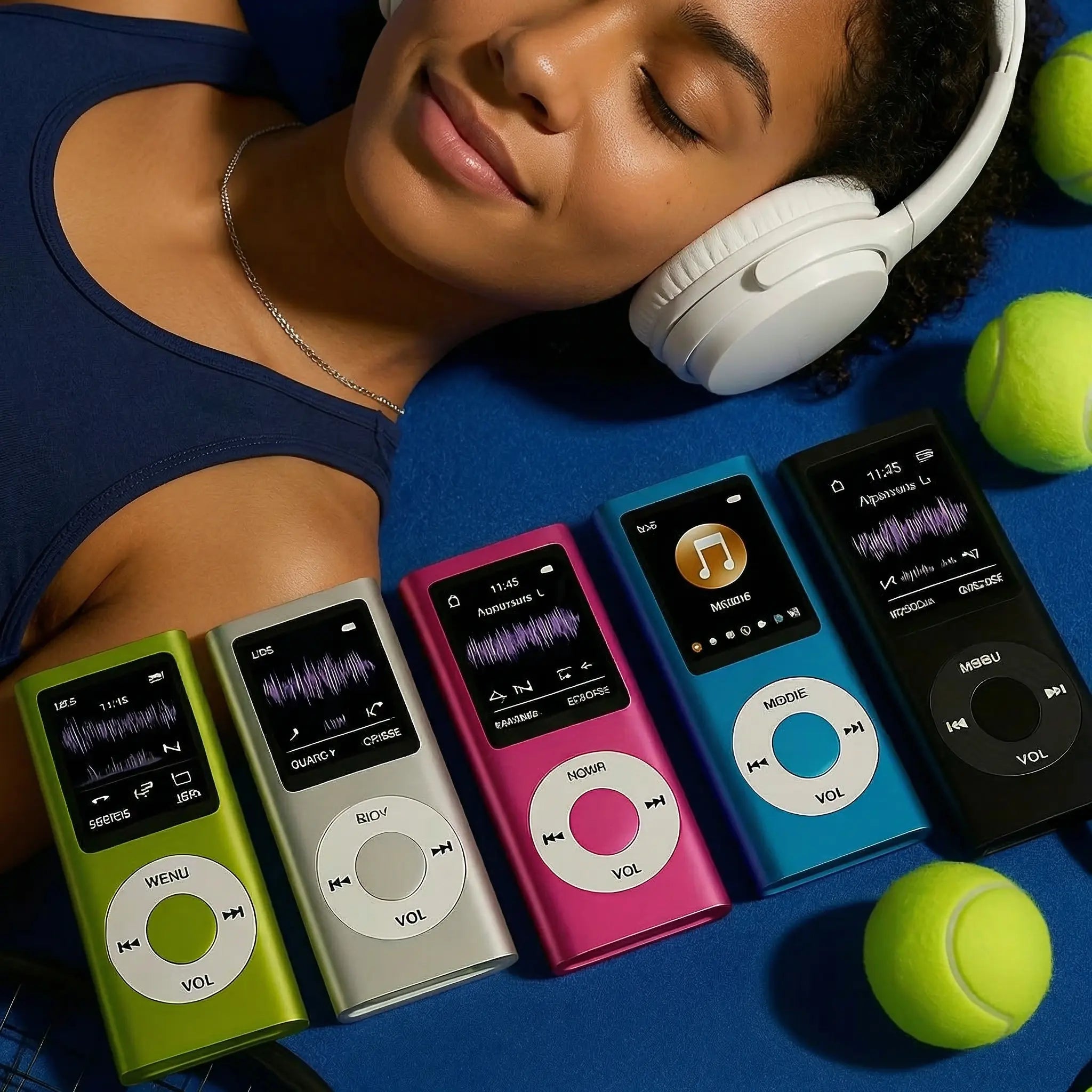 Portable MP3/MP4 Lossless Music Player with LCD Screen, Suitable for Students—Listening to Music, Reading, Travel, and Offline Use; an Ideal Student Gift. Does Not Include a TF Card.