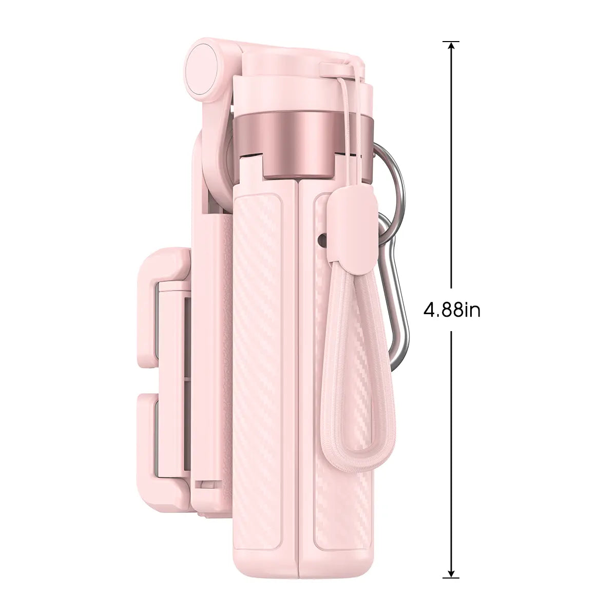 Upgraded Pro 2026 4-In-1 Selfie Stick with 360° Rotation Bluetooth Remote 25.5In Max Length Universal Fit for All Phones