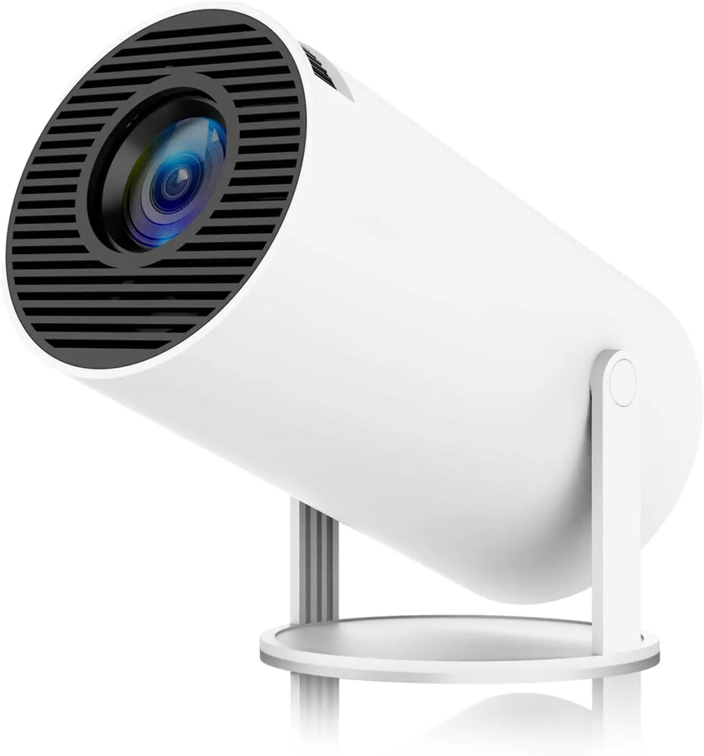 Mini Projector with Bluetooth, 180 Degree Rotation,Portable Projector Built-In Apps ,Support with HDMI/TV Stick/Iphone/Laptop for Bedroom Wall,#Summervibes