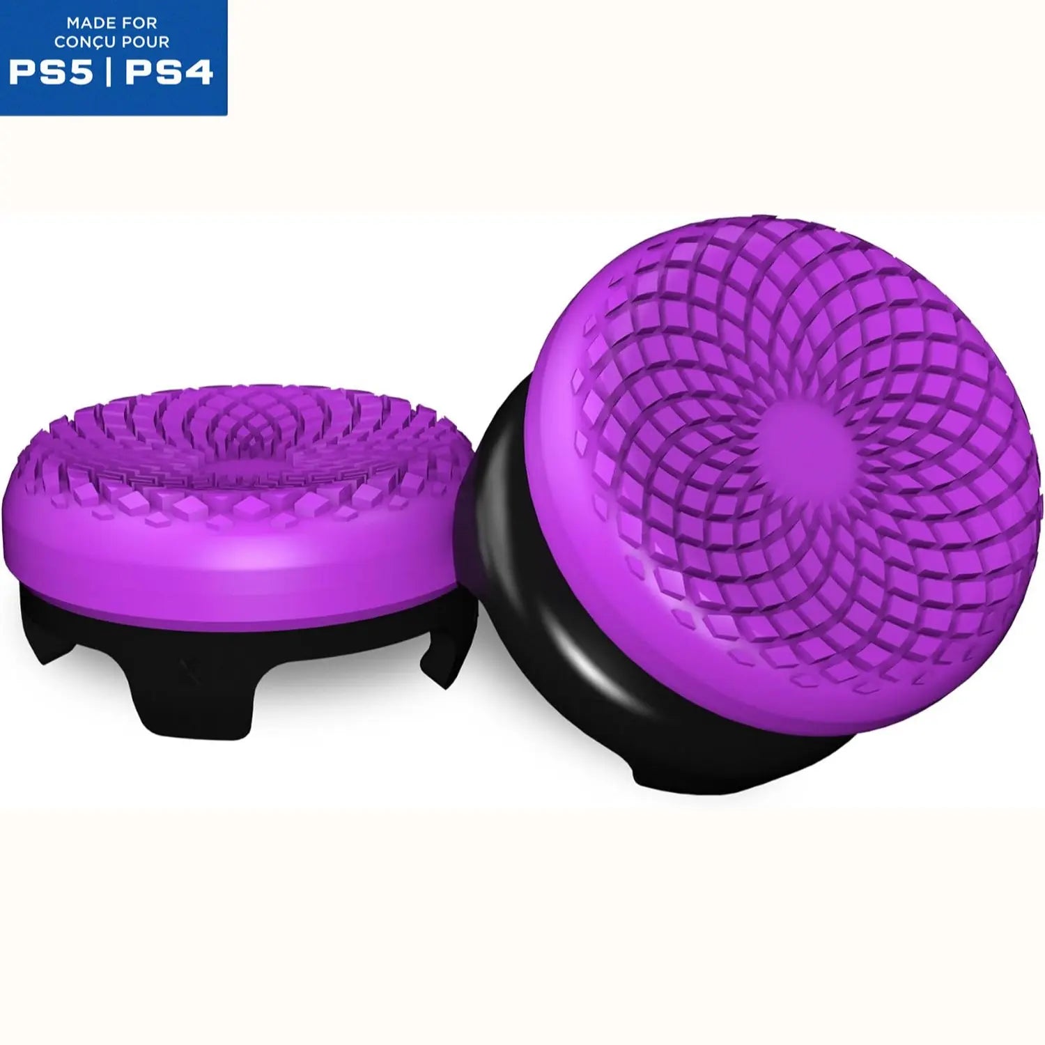 Professional Thumbstick Grips for Playstation 4 (PS4), Playstation 5 (PS5), Xbox Series X/S, Xbox One, Xbox One X/S Controller | 2 Performance Thumbsticks, 1 High-Rise, 1 Mid-Rise, Performance Grips for Playstation 5 / Xbox Console Dual Joystick