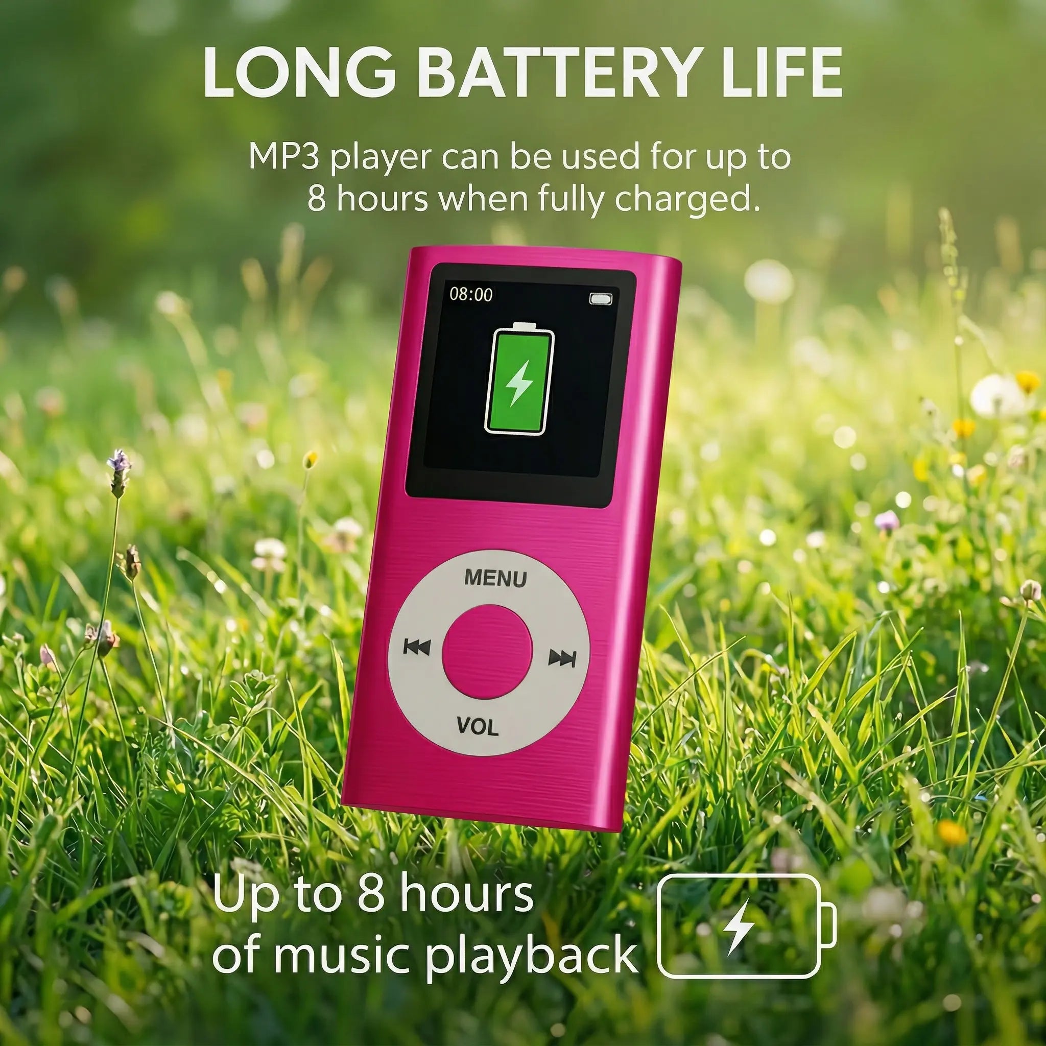 Portable MP3/MP4 Lossless Music Player with LCD Screen, Suitable for Students—Listening to Music, Reading, Travel, and Offline Use; an Ideal Student Gift. Does Not Include a TF Card.