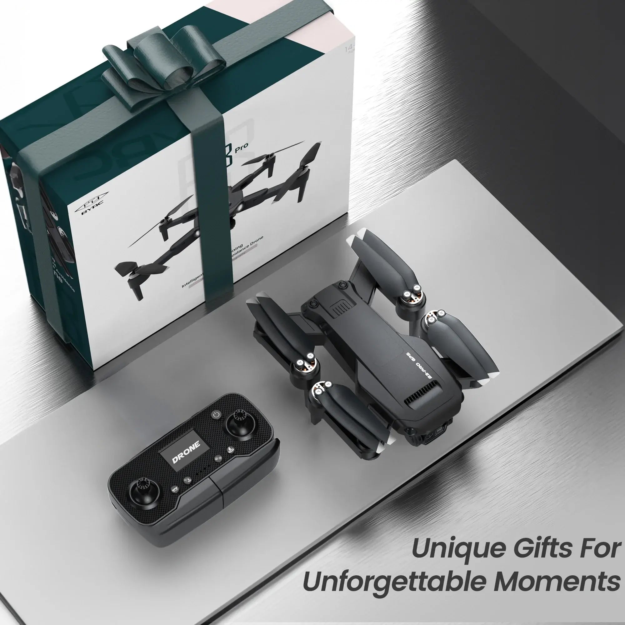 B3 Pro GPS Drone with 720P Camera, Intelligent Controls, No-Head Mode, and Mobile App for Enhanced Aerial Photography & Stable Hovering