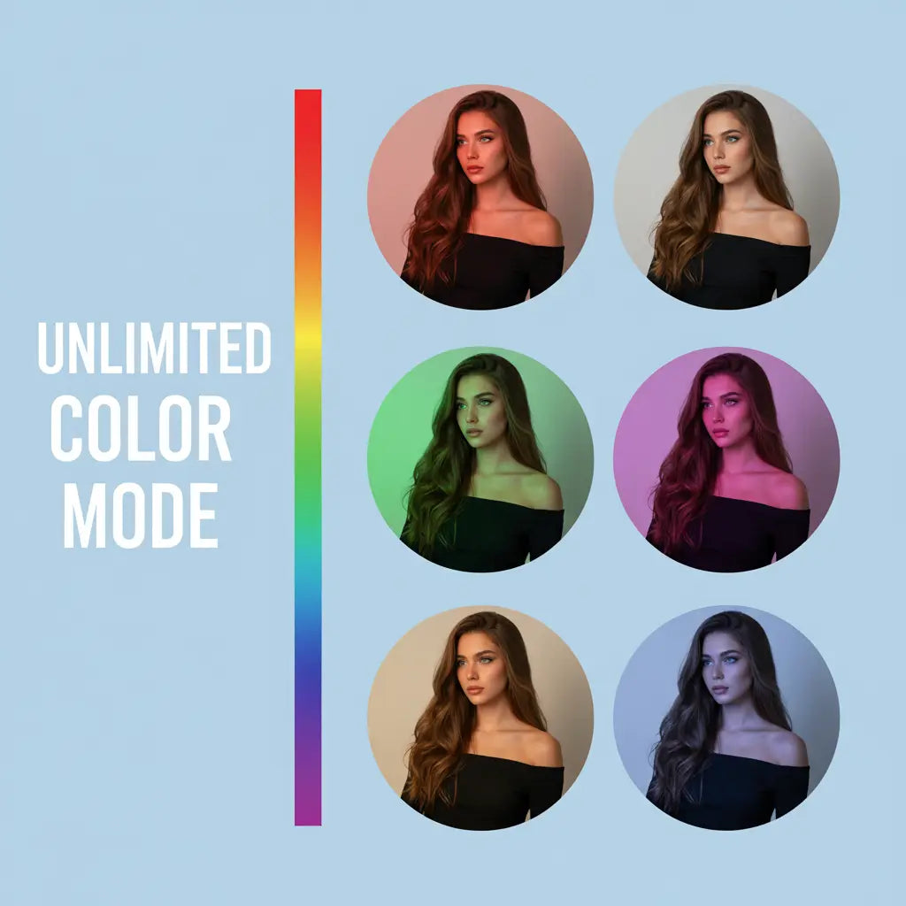 10-Inch Ring Lights with Tripod Stand - 63" Extendable, 3 Modes & RGB Colors, Remote Control for Studio-Quality Tiktok, Youtube Videos and Live Streaming#Mother'S Day Gift