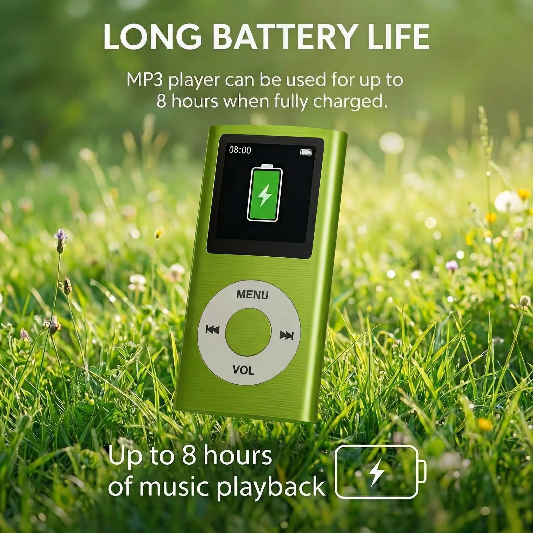 Portable MP3/MP4 Lossless Music Player with LCD Screen, Suitable for Students—Listening to Music, Reading, Travel, and Offline Use; an Ideal Student Gift. Does Not Include a TF Card.