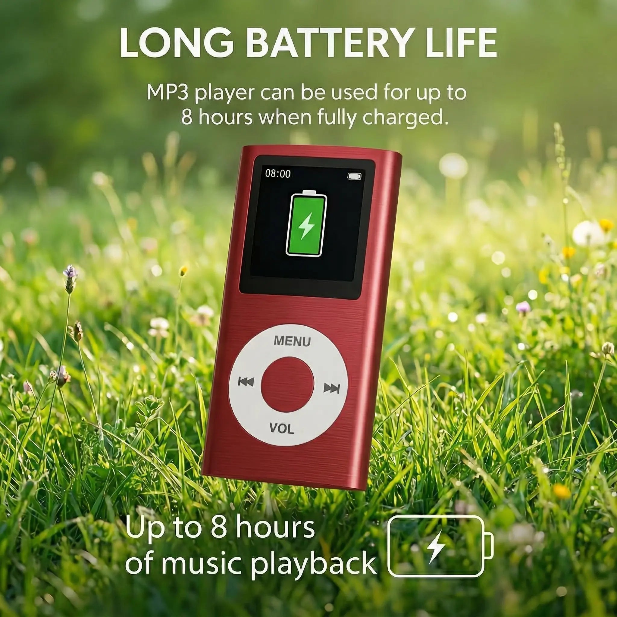 Portable MP3/MP4 Lossless Music Player with LCD Screen, Suitable for Students—Listening to Music, Reading, Travel, and Offline Use; an Ideal Student Gift. Does Not Include a TF Card.