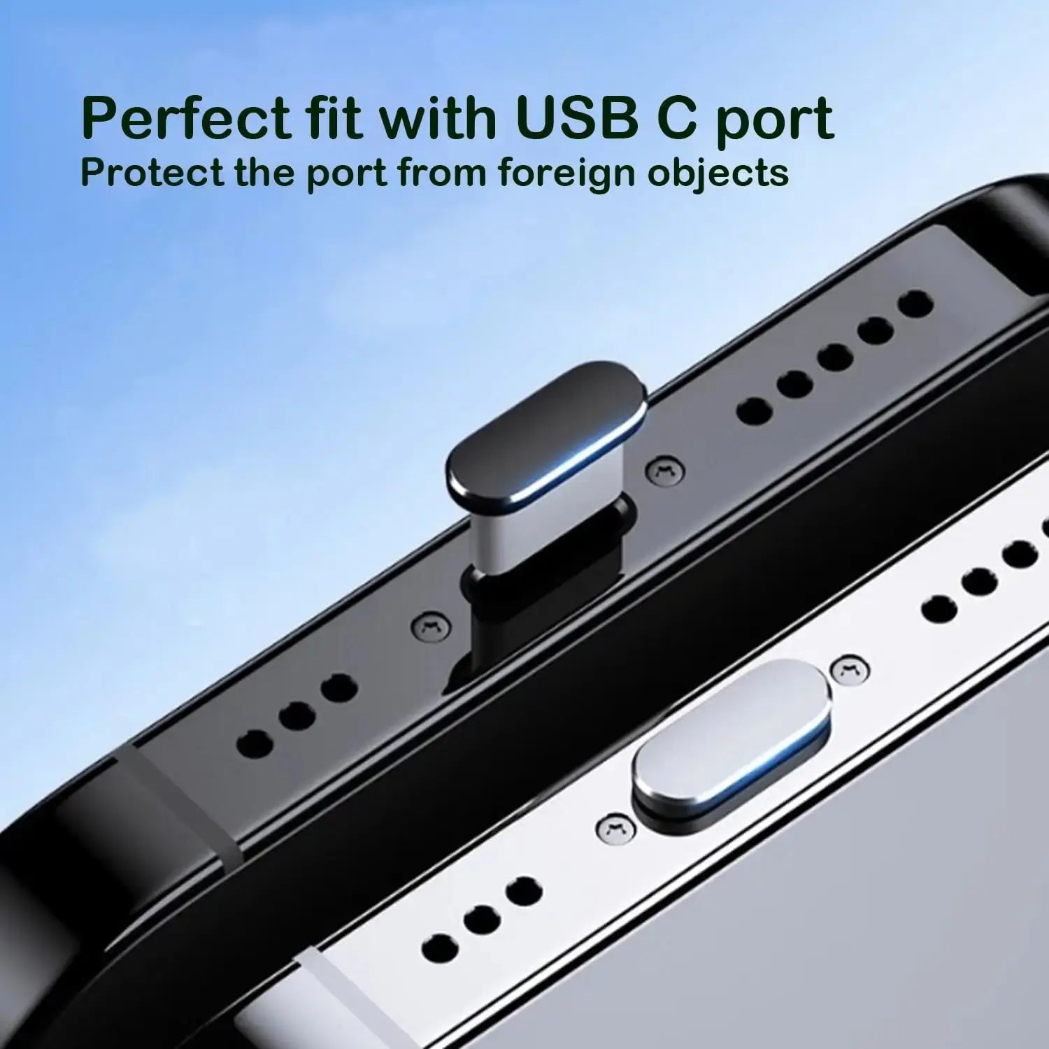 4Pcs Metal Dust Plugs, Durable Speaker Dust Stickers for Smartphone Iphone 17 Pro/17 Pro Max, Includes Speaker Protection Case and Metal Dust Plugs, Accessories, Protector