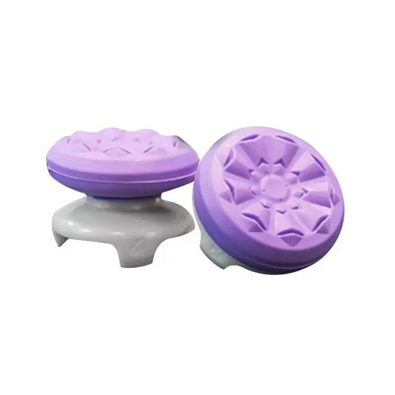 Designed for PS5 and PS4 Controllers. Made of Durable, Anti-Slip Material for Stable Control. Easy to Install without Tools. Protects Original Joysticks from Wear and Tear. Enhances Grip Comfort during Extended Gameplay. Grip Customizes Grip