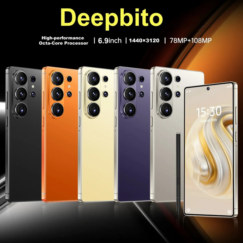 Deepbito S26 Android Smartphone/Tablet, 16GB+1TB Storage, 6.9Inch Supports Dual SIM Dual Standby. Only Compatible with T-Mobile. Perfect for Gaming and a Great Gift Choice.