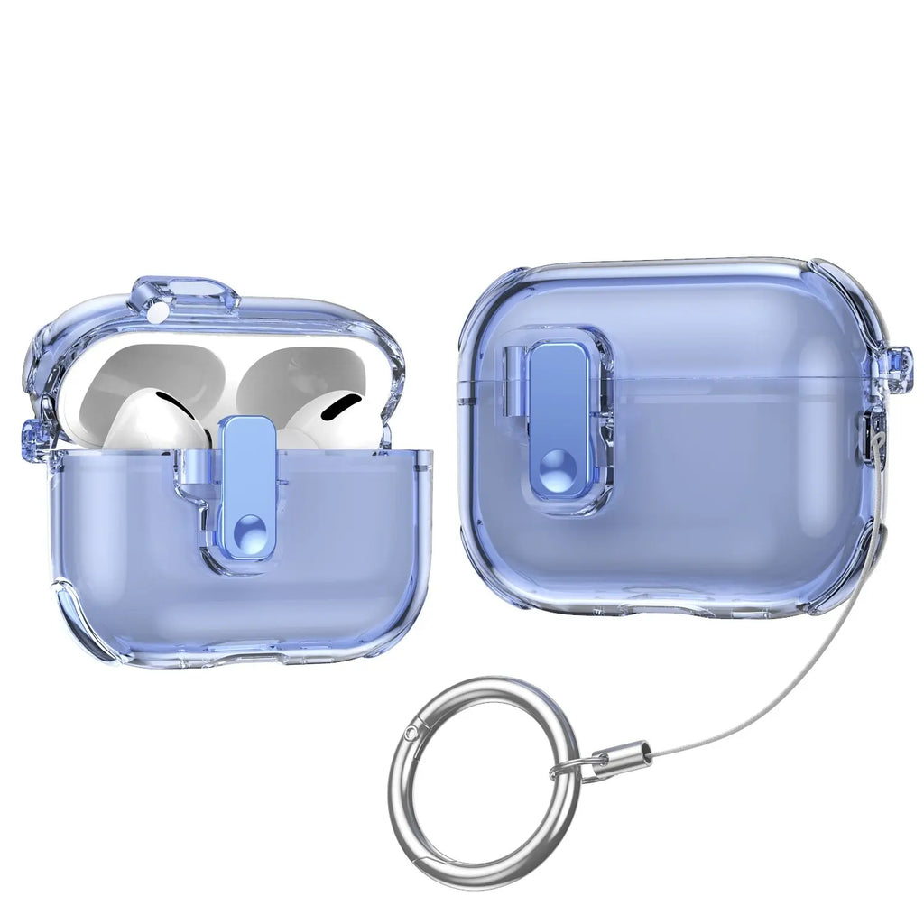 Suitable for Airpods Pro 2 Protective Case, Transparent Pop-Up Cover, Airpods 4Th Generation, Airpods Pro 3 Earphone Protective Case, Anti-Drop, Stylish, Simple