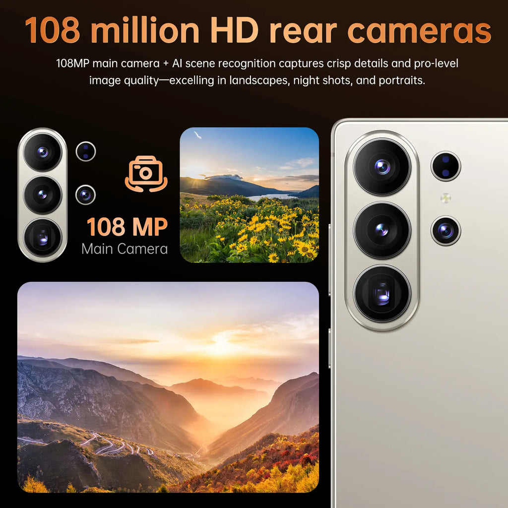 Deepbito S26 Android Smartphone/Tablet, 16GB+1TB Storage, 6.9Inch Supports Dual SIM Dual Standby. Only Compatible with T-Mobile. Perfect for Gaming and a Great Gift Choice.