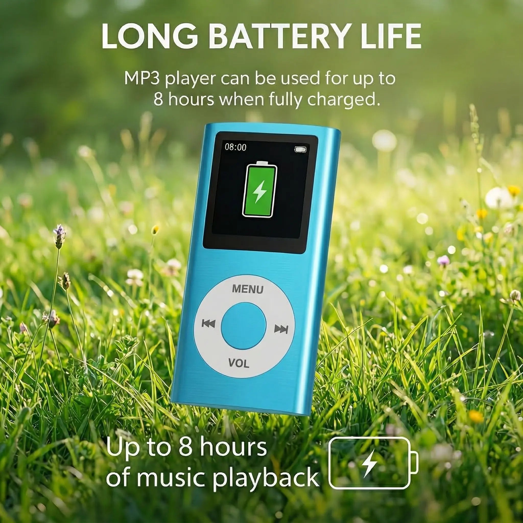 Portable MP3/MP4 Lossless Music Player with LCD Screen, Suitable for Students—Listening to Music, Reading, Travel, and Offline Use; an Ideal Student Gift. Does Not Include a TF Card.