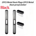 4Pcs Metal Dust Plugs, Durable Speaker Dust Stickers for Smartphone Iphone 17 Pro/17 Pro Max, Includes Speaker Protection Case and Metal Dust Plugs, Accessories, Protector
